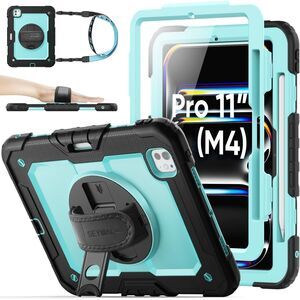 For IPad Pro 11 Inch Case 2024 (M4), Heavy Duty Shockproof ProtectiveCase - Blue